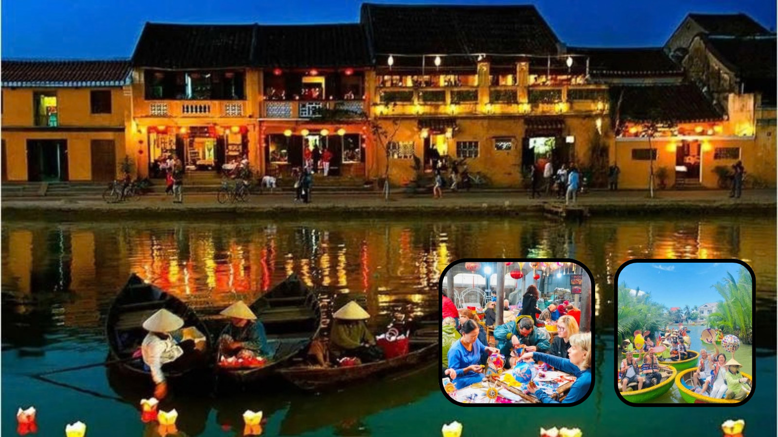 Hoi An Ancient Town cruise shore excursion from Chan May Port